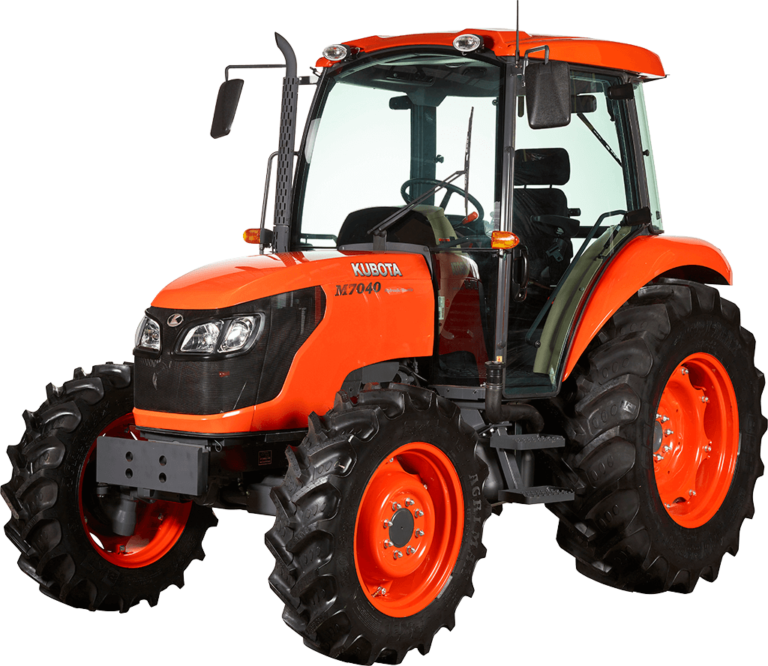 Kubota M7040 ROPS & CAB utility tractors
