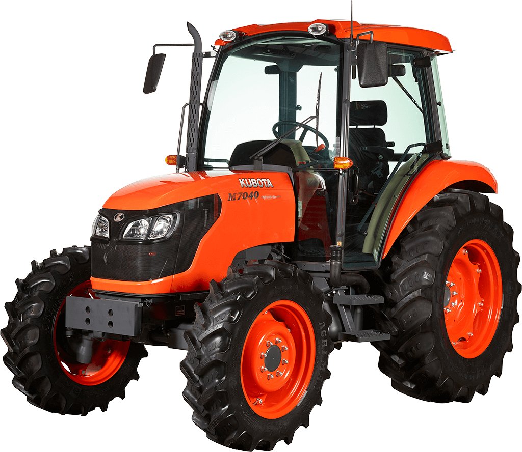 Kubota M7040 ROPS & CAB utility tractors