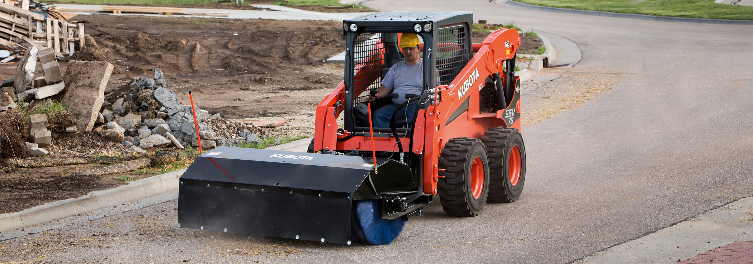 Angling Broom AB Series Kubota Australia