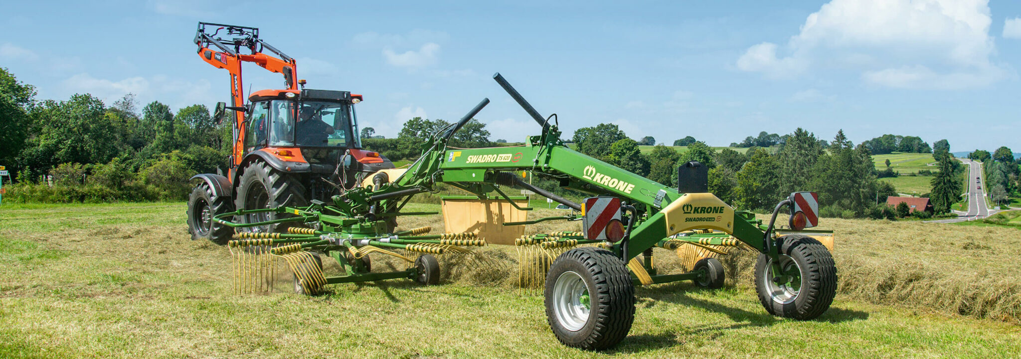 Side Rake Tandem Rake Swadro Twin Rotor Side Delivery Rakes