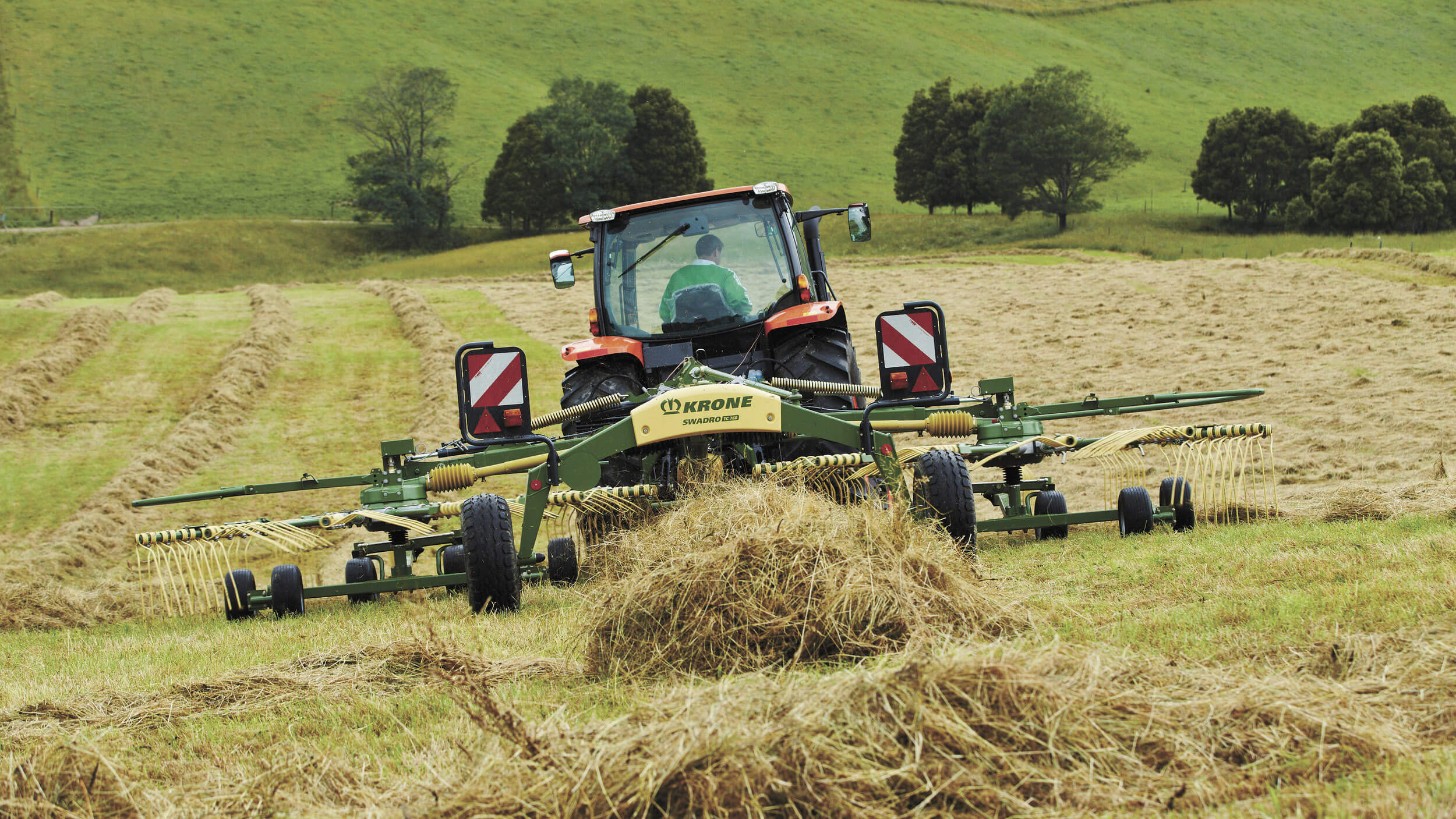 Roatry Rake Krone Hay & Silage equipment