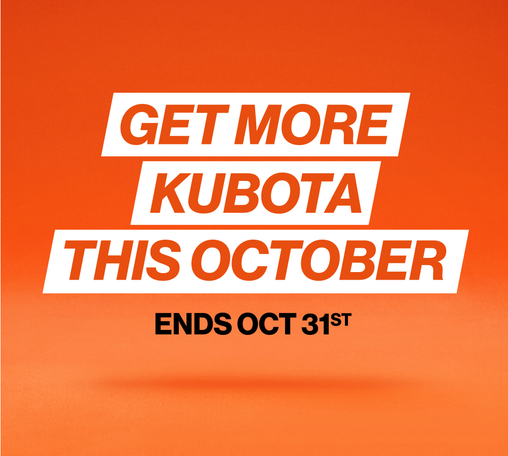 Kubota Orange October Offer